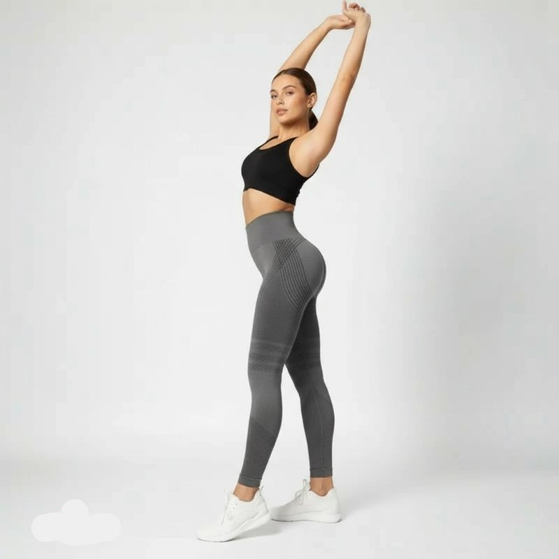 Leggings Gris avec modèle
